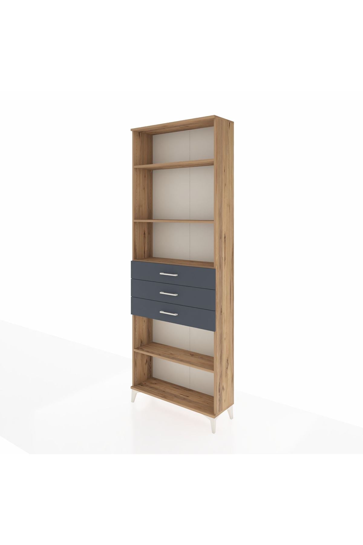 Arges Dolap 4 Raflı 3 Çekmeceli 88x30x243 - S33M272V8A