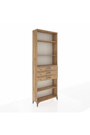 Arges Dolap 4 Raflı 3 Çekmeceli 88x30x243 - S33M272V9A