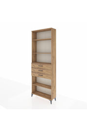 Arges Dolap 4 Raflı 3 Çekmeceli 88x30x243 - S33M272V9A