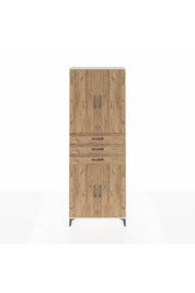 Arges Dolap 4 Raflı 3 Çekmeceli 4 Kapaklı 88x30x243 - S33M273V3A
