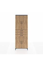 Arges Dolap 4 Raflı 3 Çekmeceli 4 Kapaklı 88x30x243 - S33M273V6A