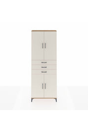 Arges Dolap 4 Raflı 3 Çekmeceli 4 Kapaklı 88x30x243 - S33M273V7A