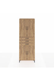Arges Dolap 4 Raflı 3 Çekmeceli 4 Kapaklı 88x30x243 - S33M273V9A