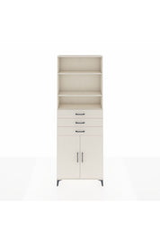Arges Dolap 4 Raflı 3 Çekmeceli 2 Kapaklı 88x30x243 - S33M274V1A