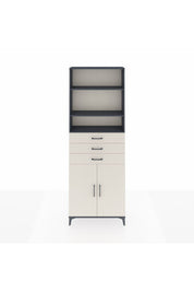 Arges Dolap 4 Raflı 3 Çekmeceli 2 Kapaklı 88x30x243 - S33M274V4A