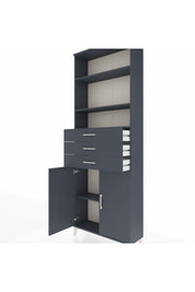 Arges Dolap 4 Raflı 3 Çekmeceli 2 Kapaklı 88x30x243 - S33M274V5A