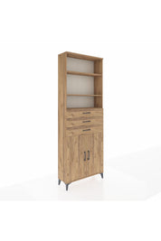 Arges Dolap 4 Raflı 3 Çekmeceli 2 Kapaklı 88x30x243 - S33M274V9A