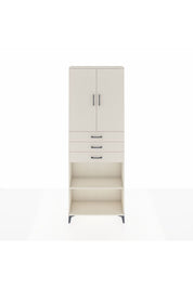 Arges Dolap 4 Raflı 3 Çekmeceli 2 Kapaklı 88x30x243 - S33M275V1A