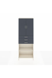 Arges Dolap 4 Raflı 3 Çekmeceli 2 Kapaklı 88x30x243 - S33M275V2A