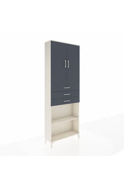 Arges Dolap 4 Raflı 3 Çekmeceli 2 Kapaklı 88x30x243 - S33M275V2A