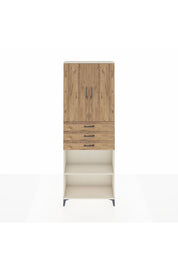 Arges Dolap 4 Raflı 3 Çekmeceli 2 Kapaklı 88x30x243 - S33M275V3A