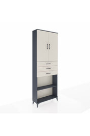 Arges Dolap 4 Raflı 3 Çekmeceli 2 Kapaklı 88x30x243 - S33M275V4A