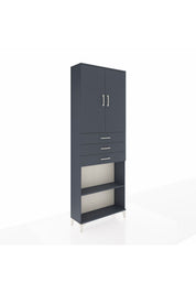 Arges Dolap 4 Raflı 3 Çekmeceli 2 Kapaklı 88x30x243 - S33M275V5A