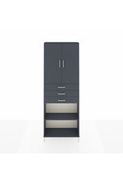 Arges Dolap 4 Raflı 3 Çekmeceli 2 Kapaklı 88x30x243 - S33M275V5A