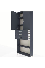 Arges Dolap 4 Raflı 3 Çekmeceli 2 Kapaklı 88x30x243 - S33M275V5A
