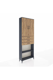 Arges Dolap 4 Raflı 3 Çekmeceli 2 Kapaklı 88x30x243 - S33M275V6A