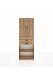 Arges Dolap 4 Raflı 3 Çekmeceli 2 Kapaklı 88x30x243 - S33M275V9A