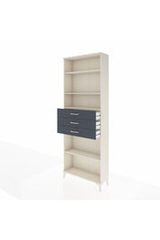 Arges Dolap 4 Raflı 3 Çekmeceli 88x30x243 - S33M276V2A