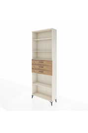 Arges Dolap 4 Raflı 3 Çekmeceli 88x30x243 - S33M276V3A