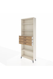 Arges Dolap 4 Raflı 3 Çekmeceli 88x30x243 - S33M276V3A