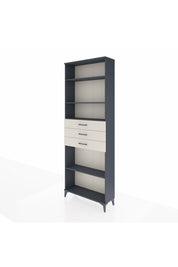 Arges Dolap 4 Raflı 3 Çekmeceli 88x30x243 - S33M276V4A
