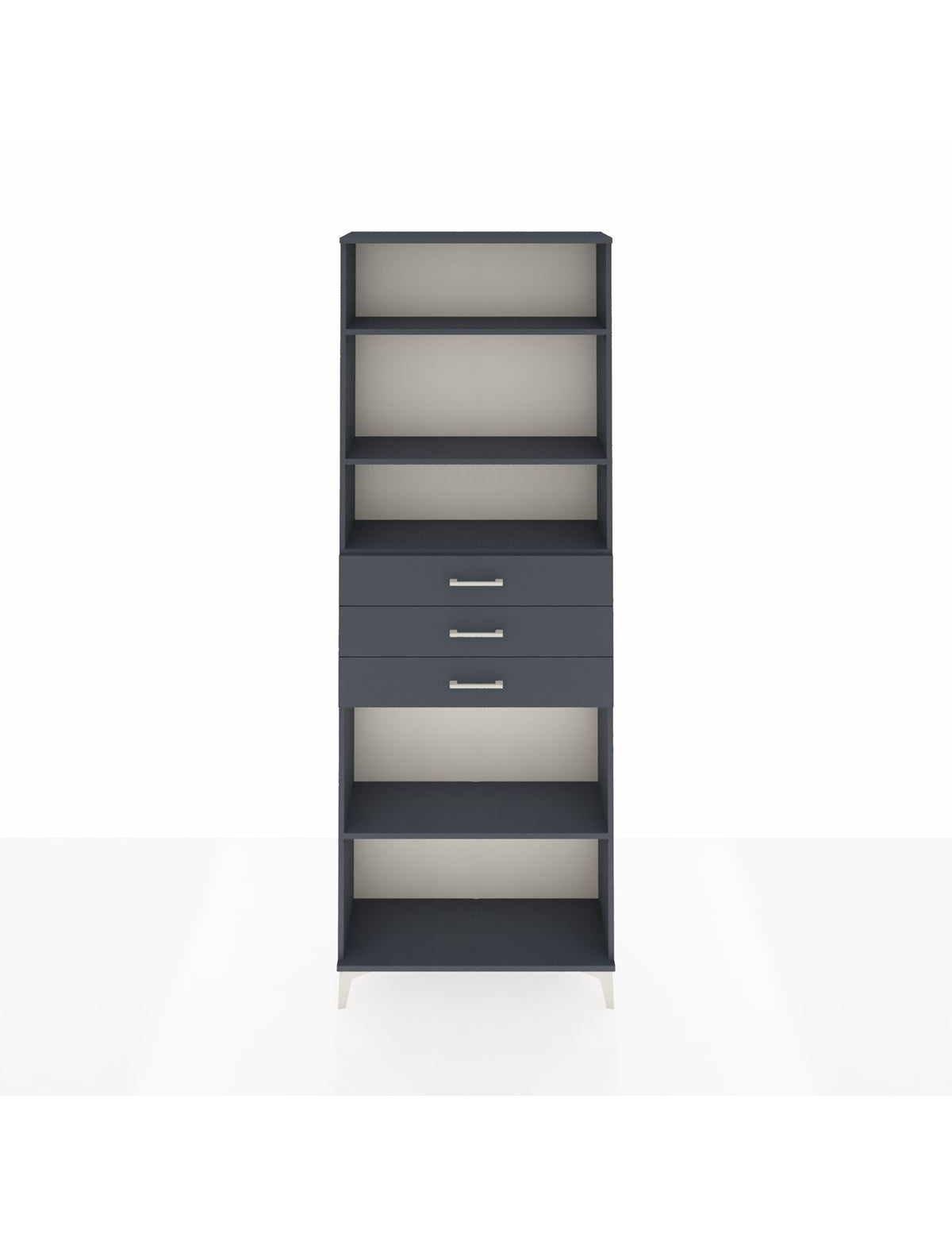 Arges Dolap 4 Raflı 3 Çekmeceli 88x30x243 - S33M276V5A