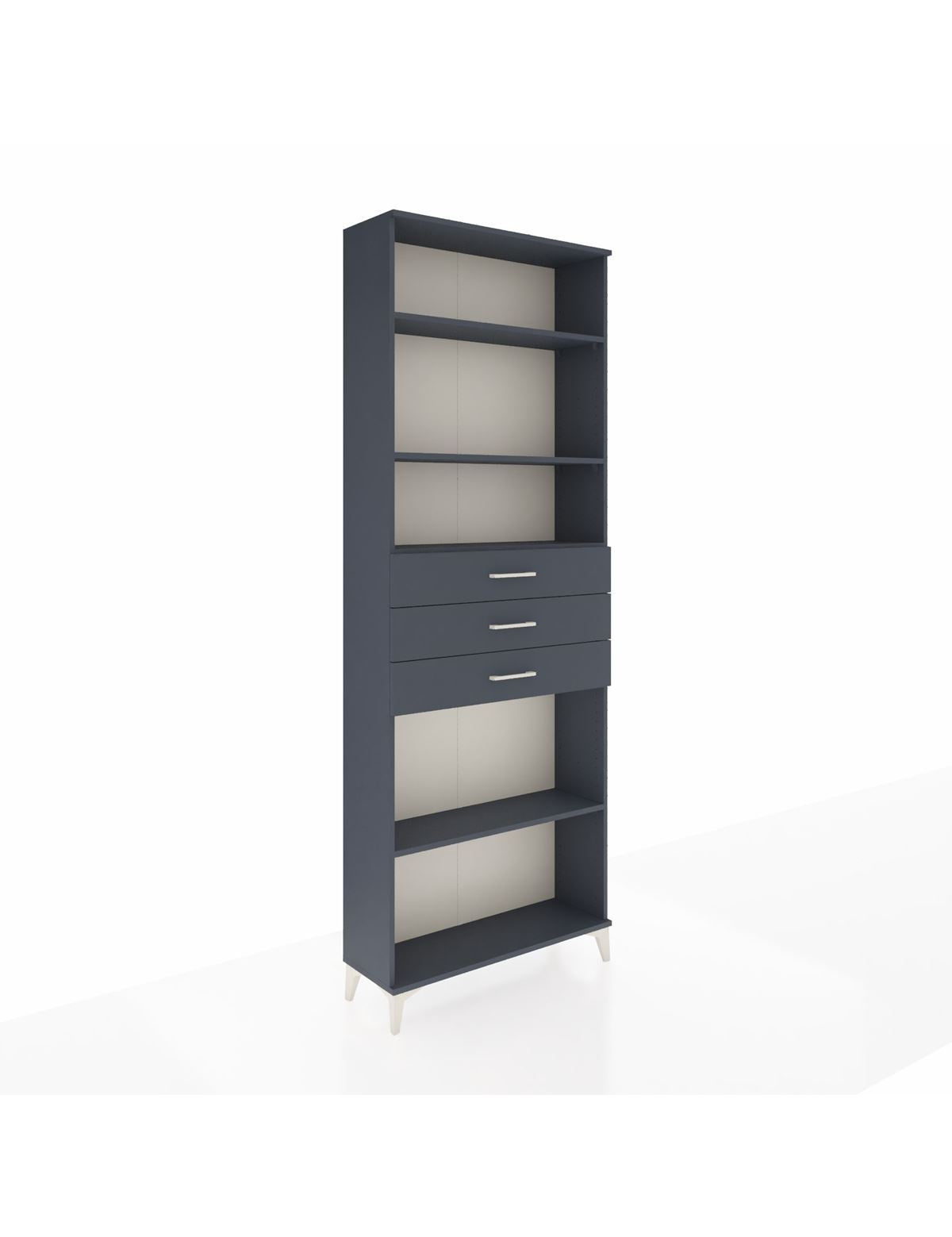 Arges Dolap 4 Raflı 3 Çekmeceli 88x30x243 - S33M276V5A