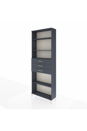 Arges Dolap 4 Raflı 3 Çekmeceli 88x30x243 - S33M276V5A