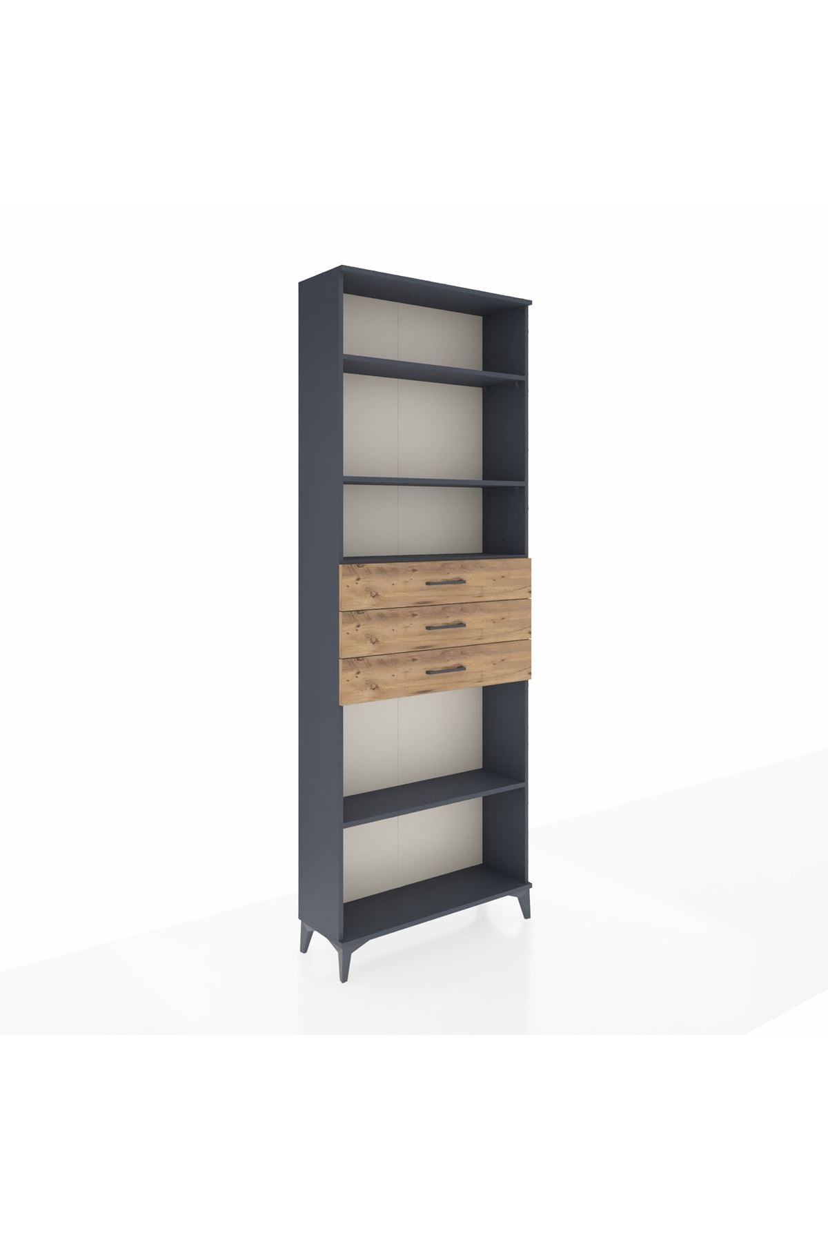 Arges Dolap 4 Raflı 3 Çekmeceli 88x30x243 - S33M276V6A