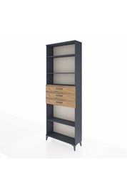 Arges Dolap 4 Raflı 3 Çekmeceli 88x30x243 - S33M276V6A