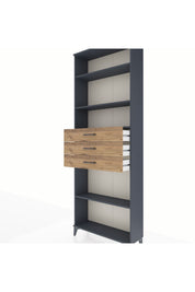 Arges Dolap 4 Raflı 3 Çekmeceli 88x30x243 - S33M276V6A