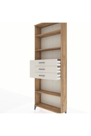 Arges Dolap 4 Raflı 3 Çekmeceli 88x30x243 - S33M276V7A