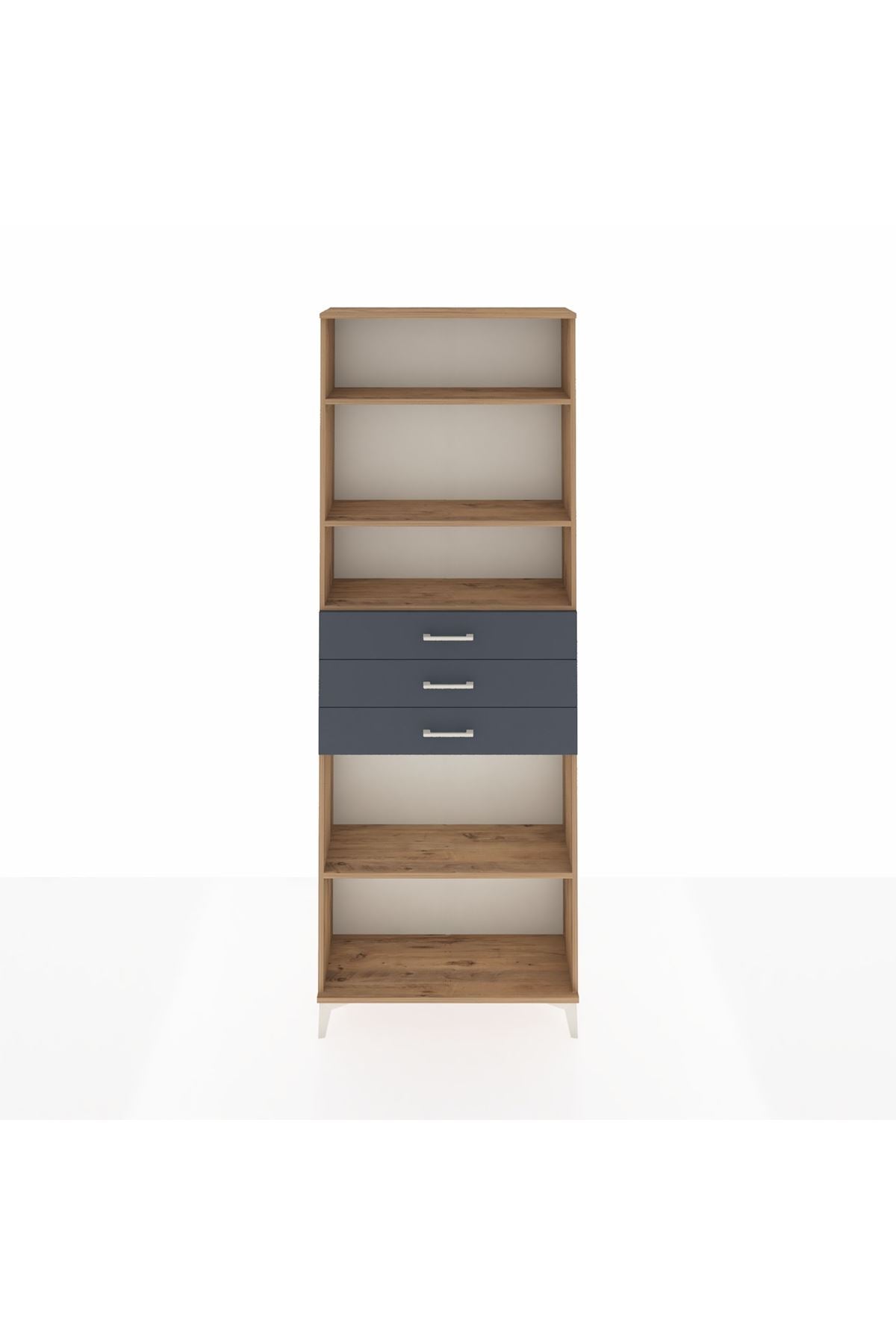 Arges Dolap 4 Raflı 3 Çekmeceli 88x30x243 - S33M276V8A