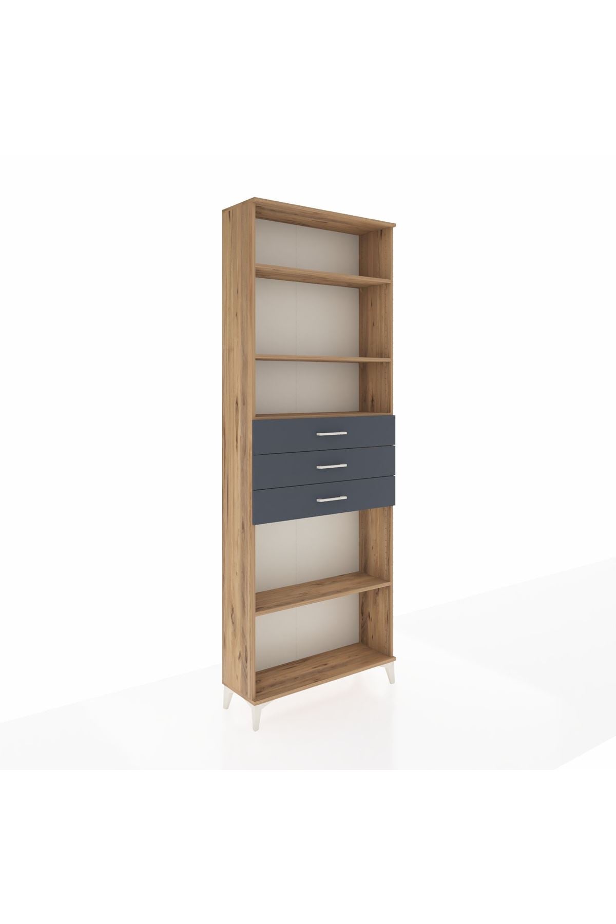 Arges Dolap 4 Raflı 3 Çekmeceli 88x30x243 - S33M276V8A