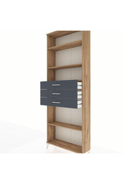 Arges Dolap 4 Raflı 3 Çekmeceli 88x30x243 - S33M276V8A