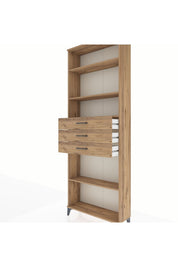 Arges Dolap 4 Raflı 3 Çekmeceli 88x30x243 - S33M276V9A