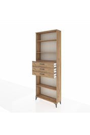 Arges Dolap 4 Raflı 3 Çekmeceli 88x30x243 - S33M276V9A