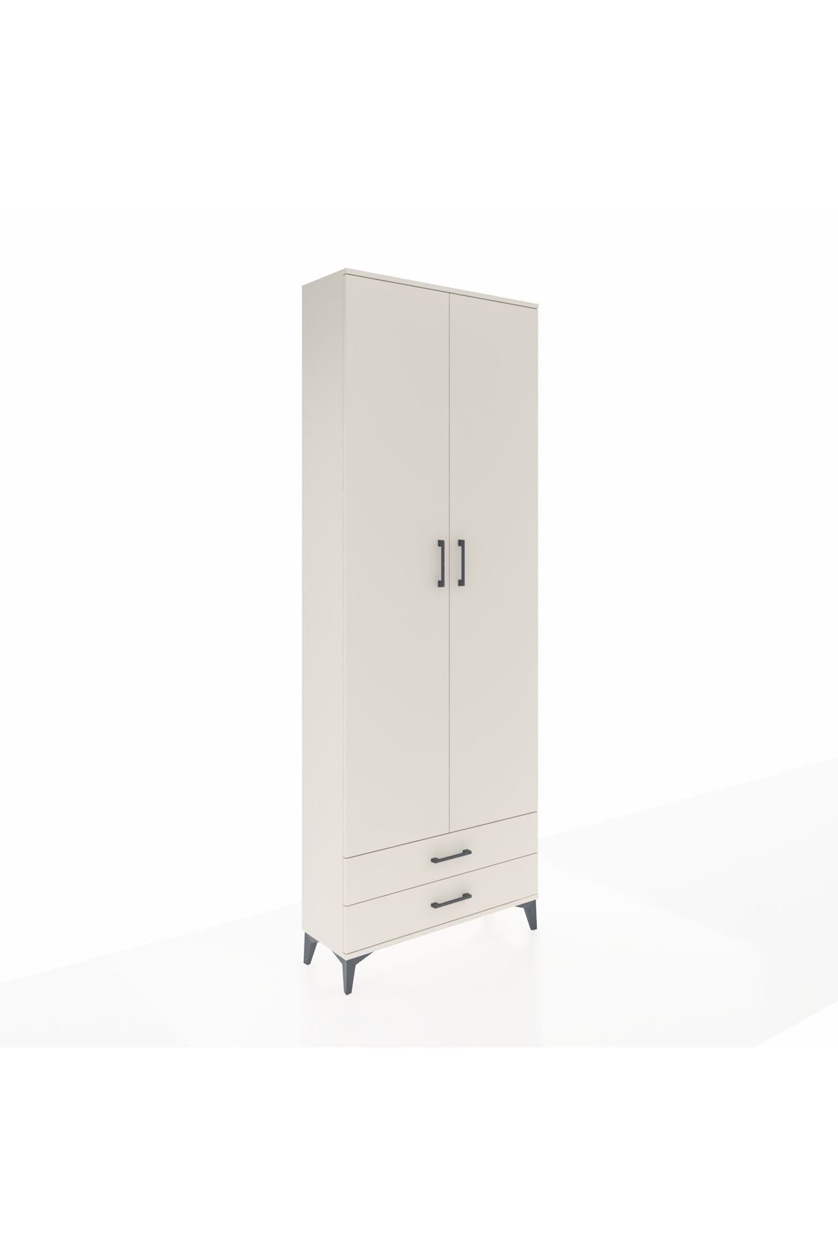 Arges Dolap 5 Raflı 2 Çekmeceli 2 Kapaklı 88x30x243 - S33M277V1A