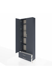 Arges Dolap 5 Raflı 2 Çekmeceli 2 Kapaklı 88x30x243 - S33M277V5A