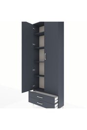 Arges Dolap 5 Raflı 2 Çekmeceli 2 Kapaklı 88x30x243 - S33M277V5A