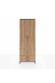 Arges Dolap 5 Raflı 2 Çekmeceli 2 Kapaklı 88x30x243 - S33M277V6A