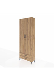 Arges Dolap 5 Raflı 2 Çekmeceli 2 Kapaklı 88x30x243 - S33M277V9A