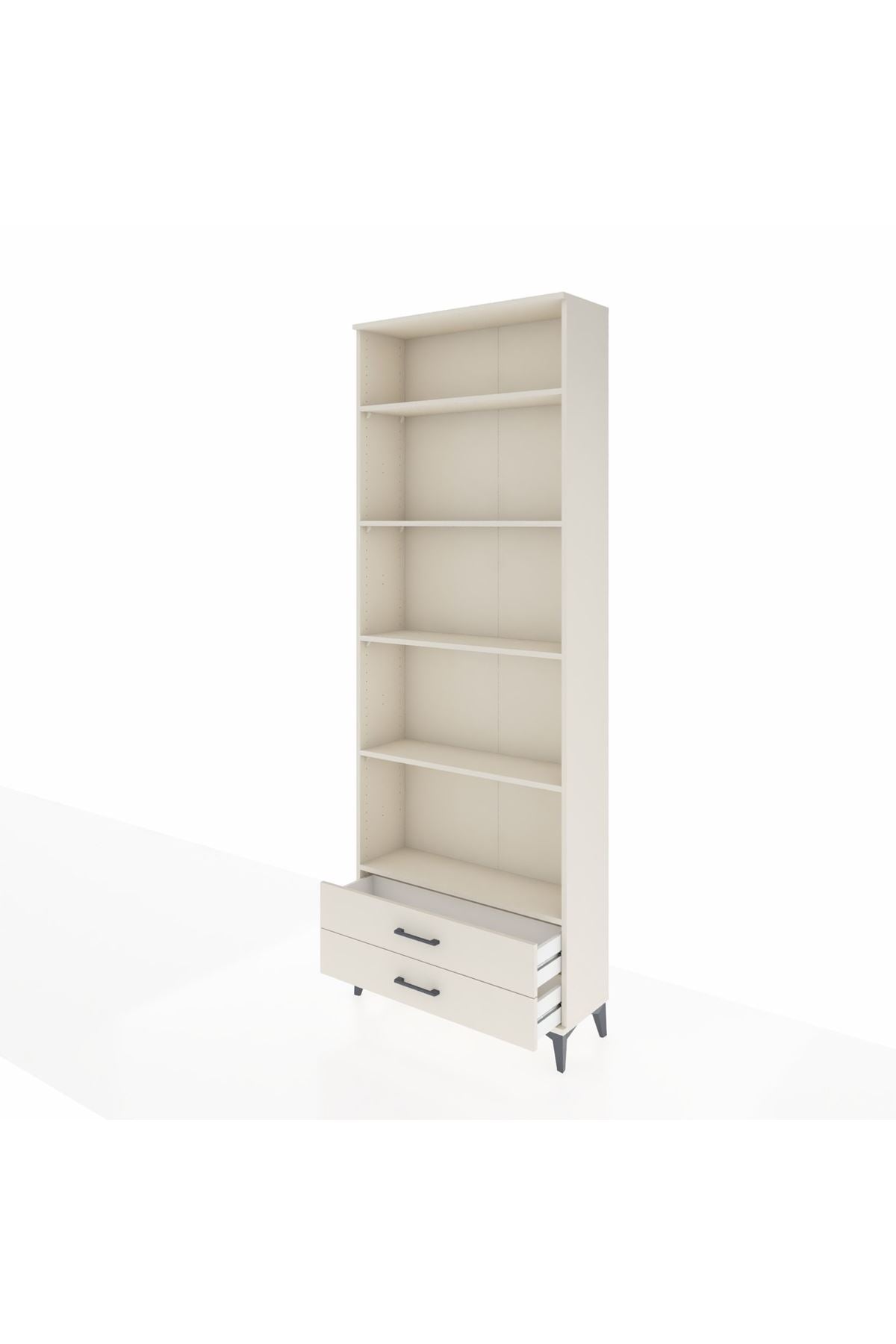 Arges Dolap 5 Raflı 2 Çekmeceli 88x30x243 - S33M278V1A