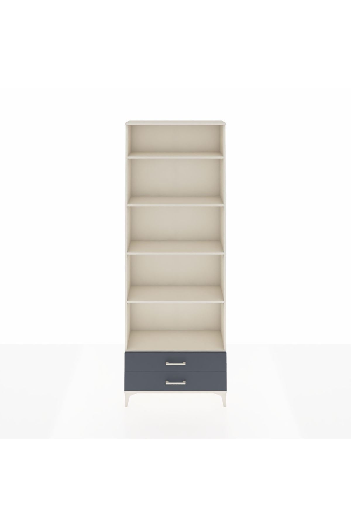 Arges Dolap 5 Raflı 2 Çekmeceli 88x30x243 - S33M278V2A