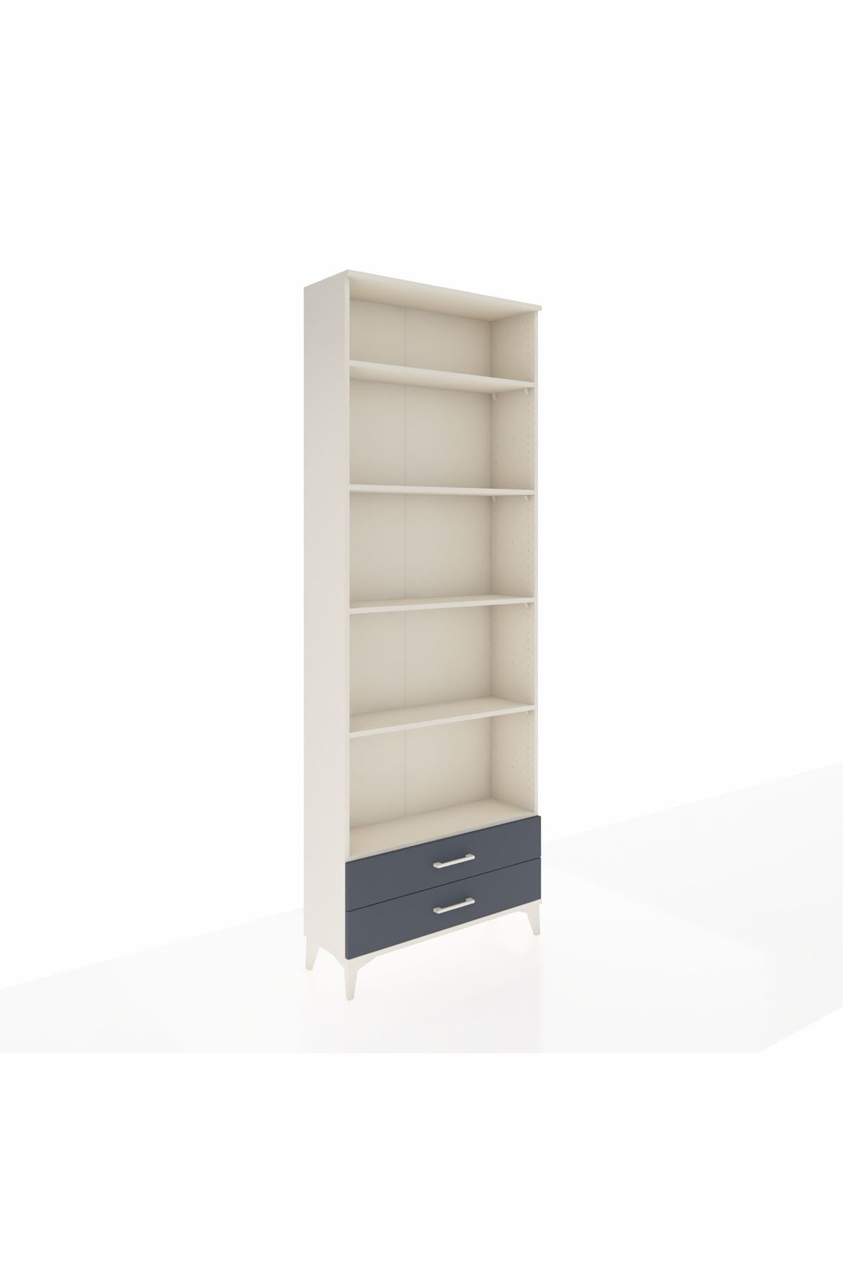 Arges Dolap 5 Raflı 2 Çekmeceli 88x30x243 - S33M278V2A