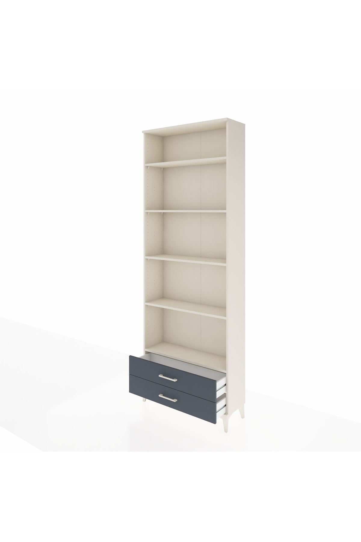Arges Dolap 5 Raflı 2 Çekmeceli 88x30x243 - S33M278V2A