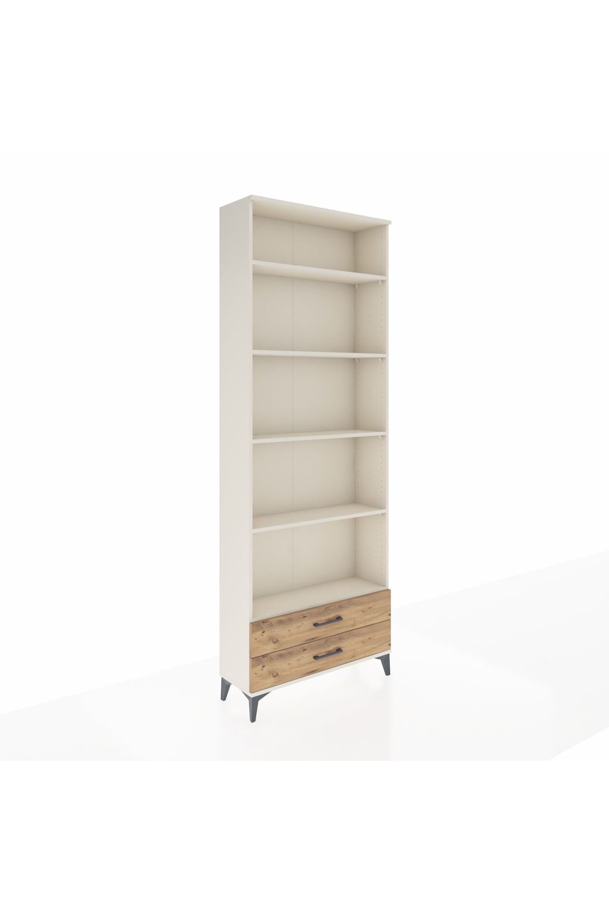 Arges Dolap 5 Raflı 2 Çekmeceli 88x30x243 - S33M278V3A
