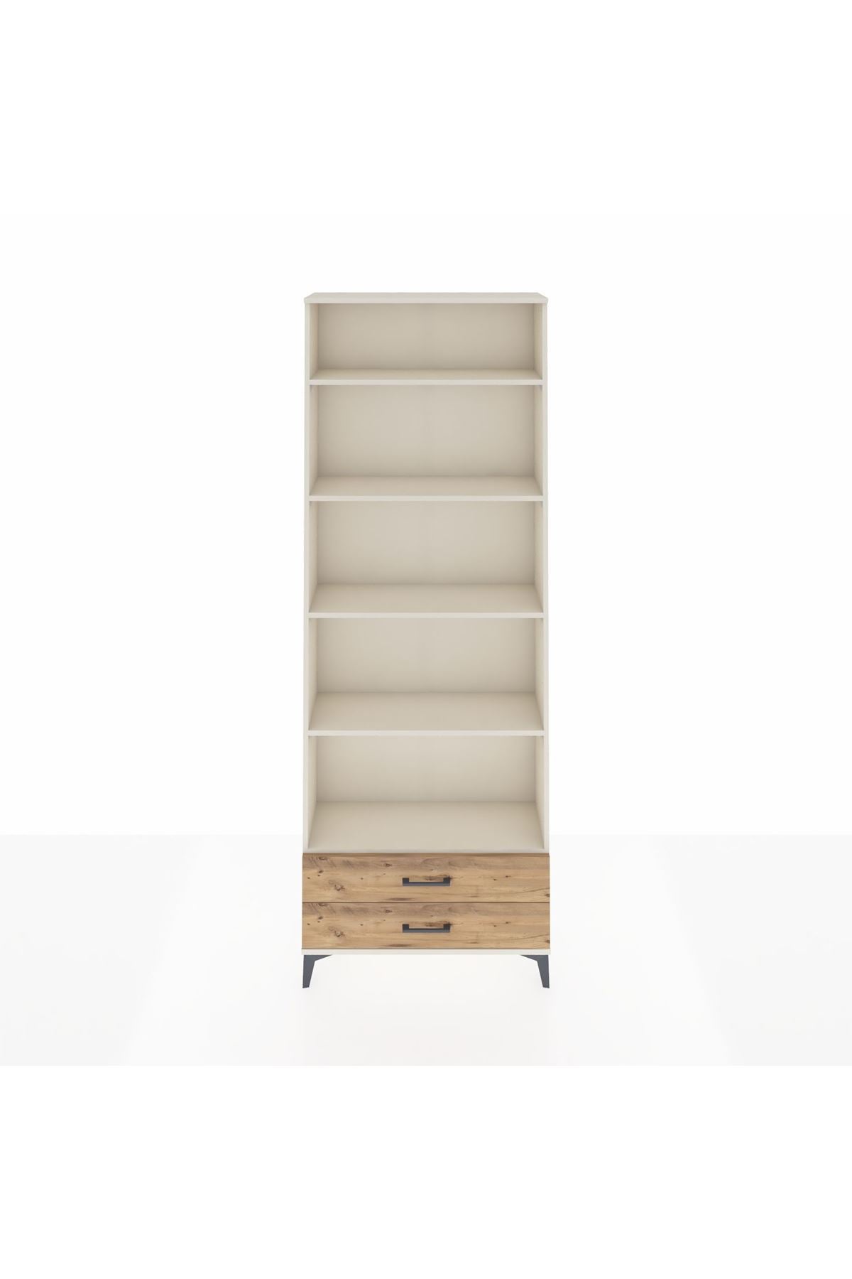 Arges Dolap 5 Raflı 2 Çekmeceli 88x30x243 - S33M278V3A