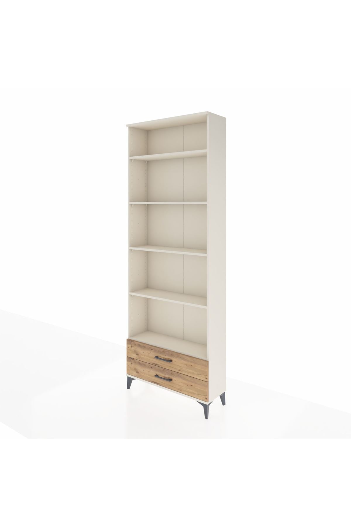 Arges Dolap 5 Raflı 2 Çekmeceli 88x30x243 - S33M278V3A