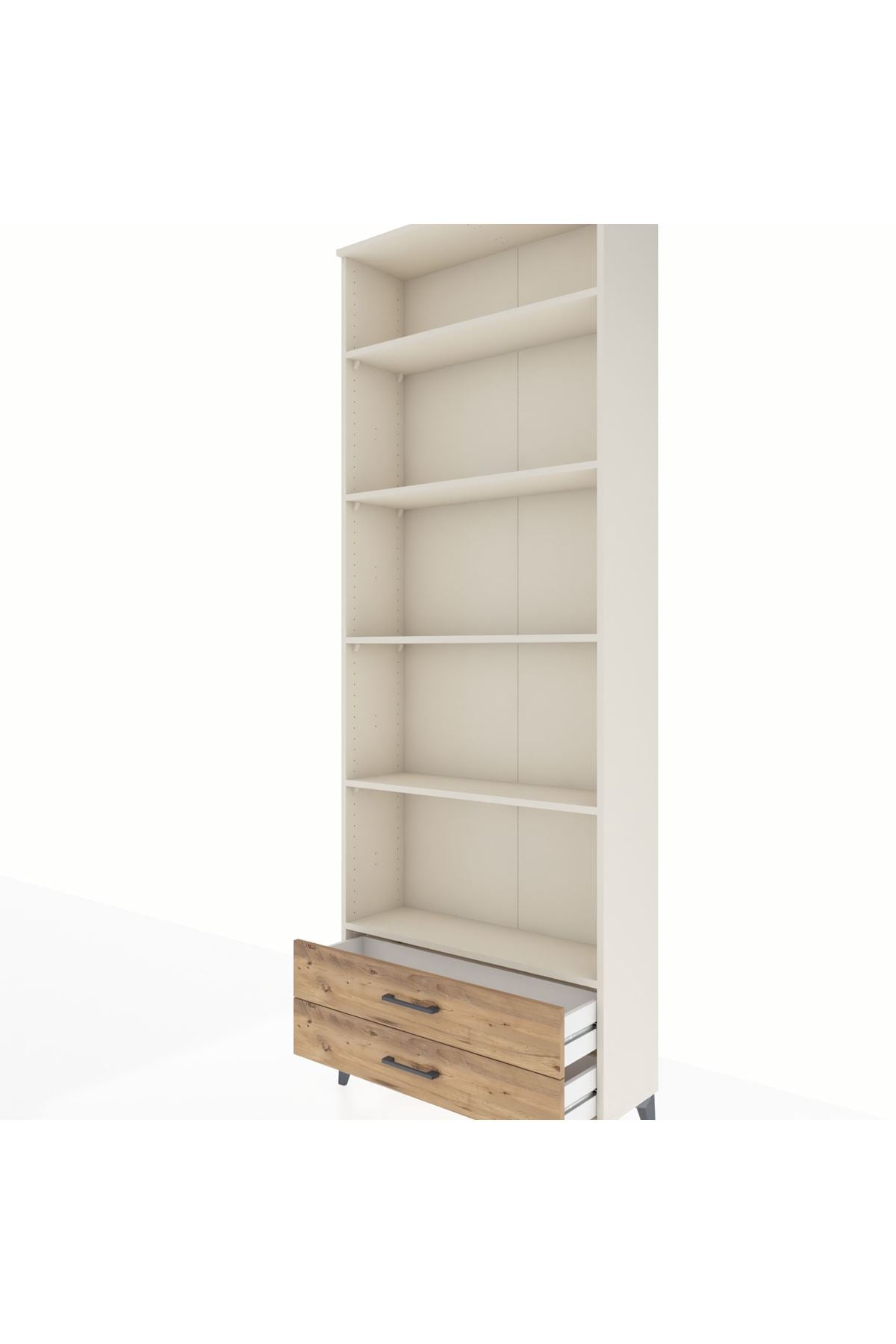 Arges Dolap 5 Raflı 2 Çekmeceli 88x30x243 - S33M278V3A